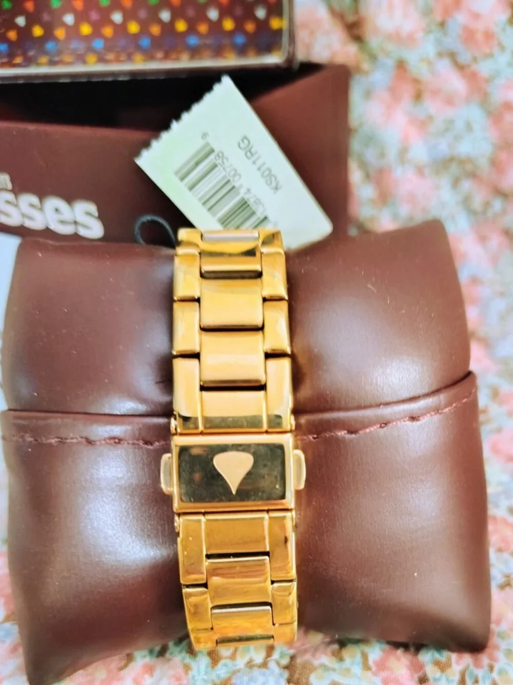 NWT NIB Hershey Kiss watch features a rose gold-toned band MSRP 150